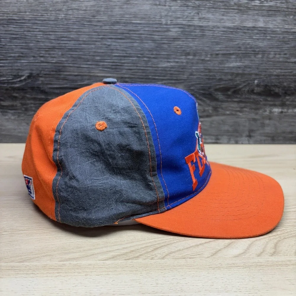 Vintage Florida Gators Hat Cap Snap Back Mens One Size Blue Orange NCAA Football